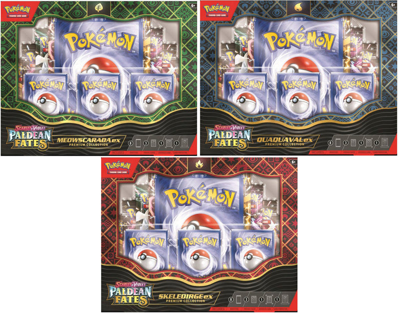 Pokemon Scarlet & Violet Paldean Fates EX Premium Collection Box